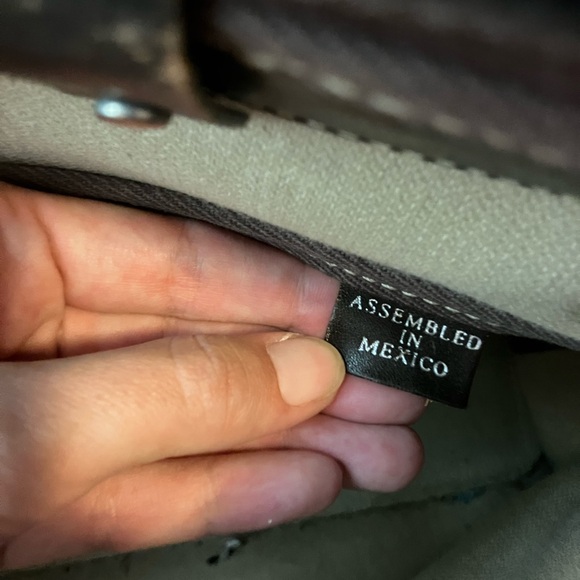 Vintage Dooney and Bourke brown canvas and leather purse - Picture 7 of 10